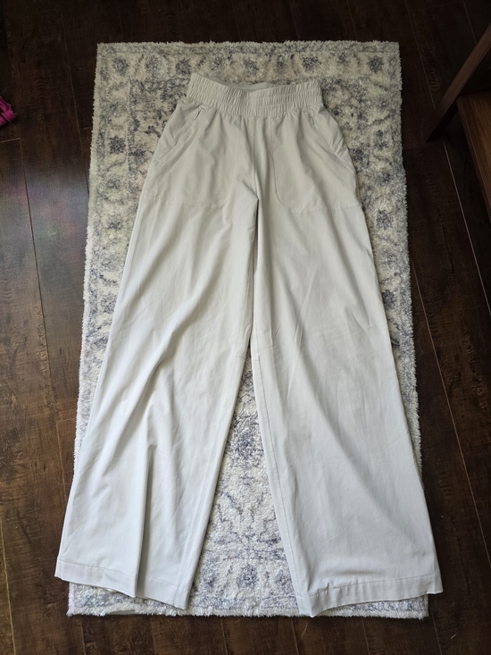 lululemon athletica Pants - Lululemon Wide-Leg Cream Pants